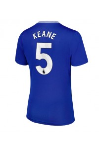 Everton Michael Keane #5 Voetbaltruitje Thuis tenue Dames 2024-25 Korte Mouw